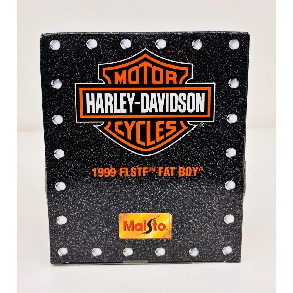 Maisto 1:10 Harley Davidson 1999 FLSTF Fat Boy Collector Edition 31606 Sealed